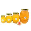 Min Size 100ml Honeycomb Shape Glass Jars for Packaging Honey